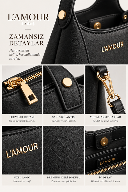 L’AMOUR Nova 2’li Set Siyah