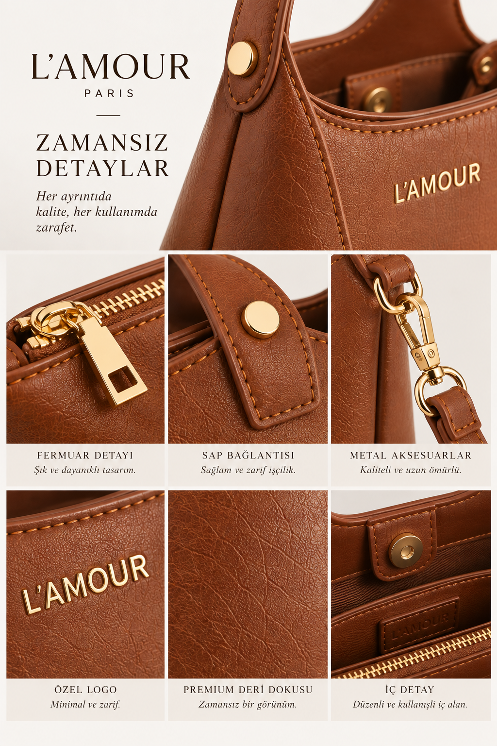 L’AMOUR Nova 2’li Set Siyah