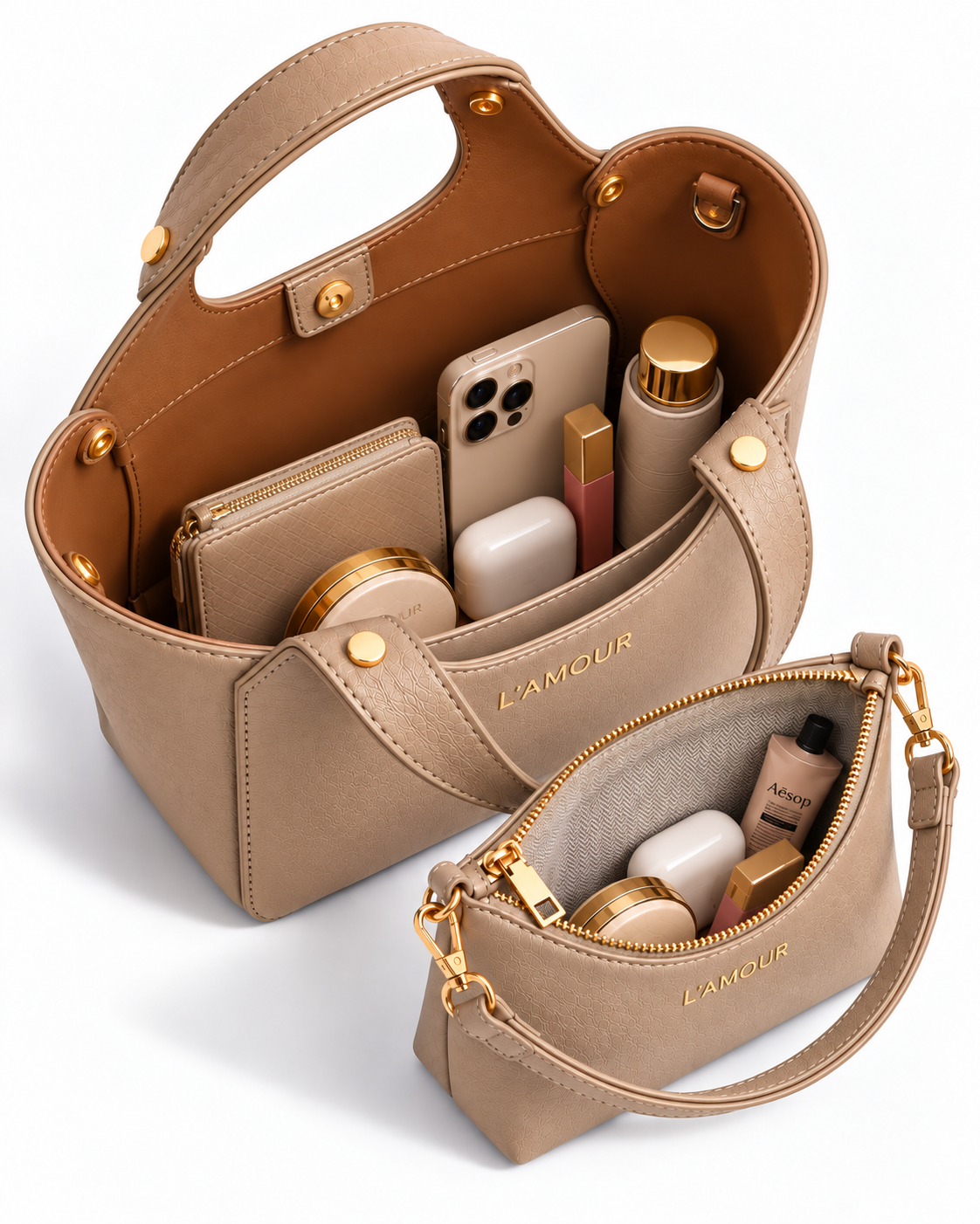 L’AMOUR Nova 2’li Set Bronz