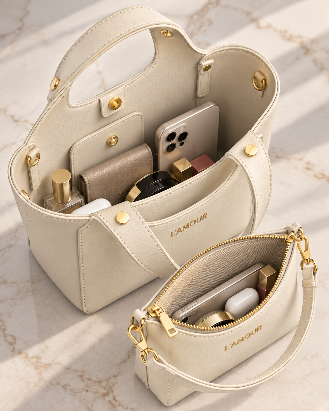 L’AMOUR Nova 2’li Set Bronz